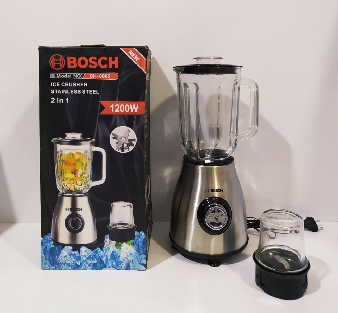 مخلوط کن و آسیاب مارک بوش ( اورجینال) مدل BH_688S